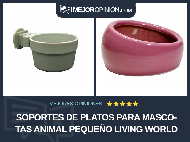 Soportes de platos para mascotas Animal pequeño Living World