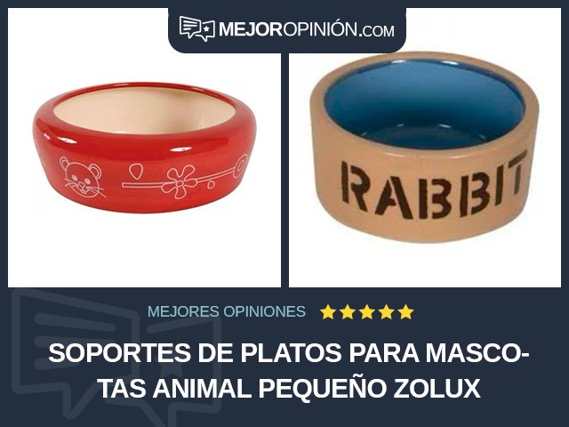 Soportes de platos para mascotas Animal pequeño Zolux