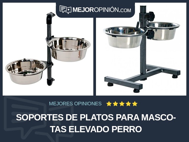 Soportes de platos para mascotas Elevado Perro