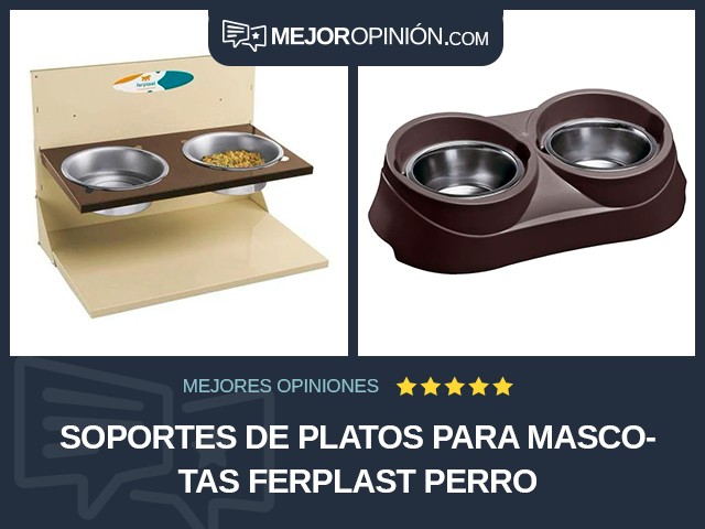 Soportes de platos para mascotas Ferplast Perro