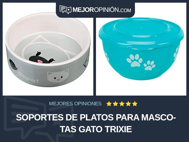 Soportes de platos para mascotas Gato TRIXIE