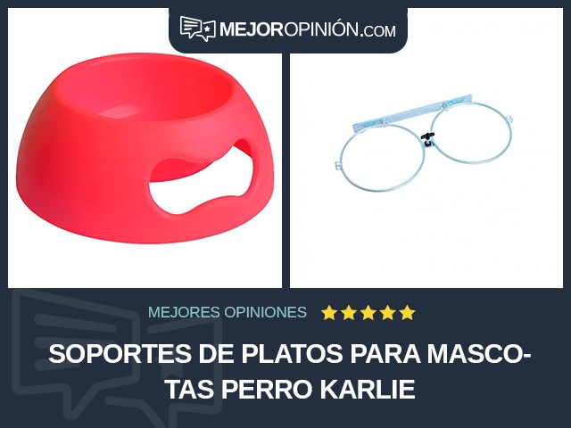 Soportes de platos para mascotas Perro Karlie