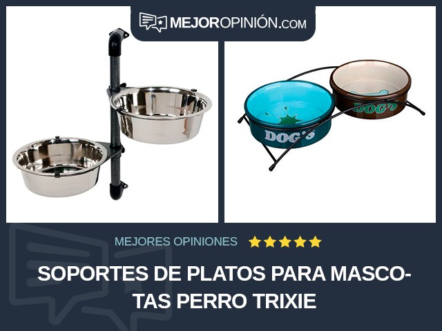 Soportes de platos para mascotas Perro TRIXIE