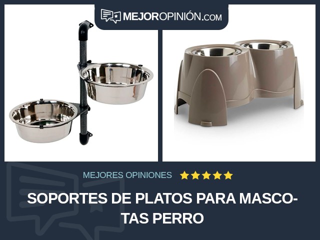 Soportes de platos para mascotas Perro