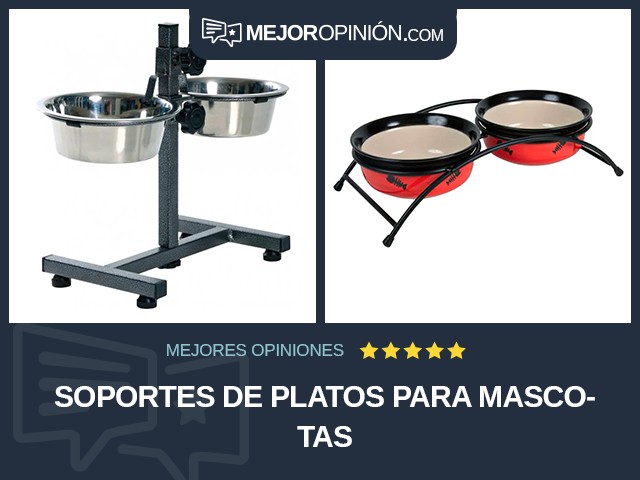 Soportes de platos para mascotas