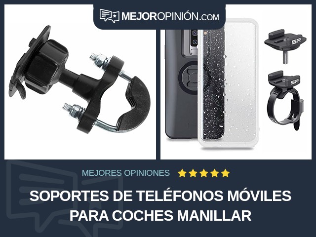 Soportes de teléfonos móviles para coches Manillar