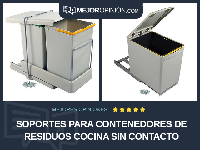 Soportes para contenedores de residuos Cocina Sin contacto