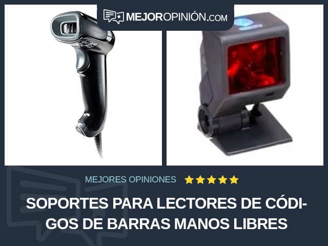 Soportes para lectores de códigos de barras Manos libres