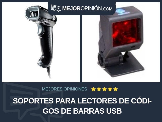 Soportes para lectores de códigos de barras USB