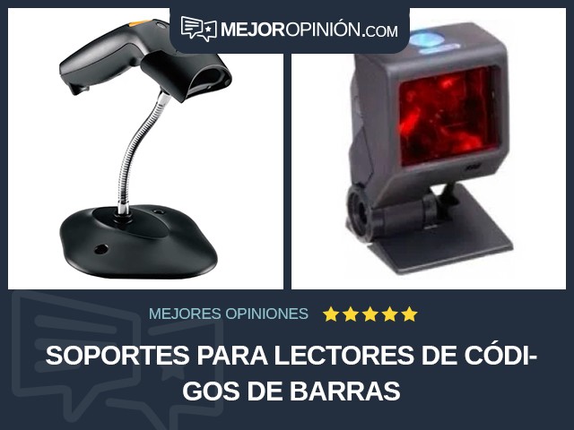 Soportes para lectores de códigos de barras