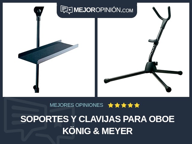 Soportes y clavijas para oboe König & Meyer