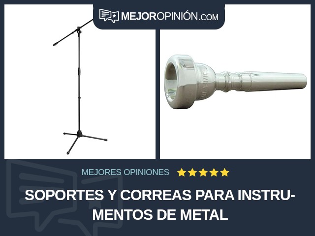 Soportes y correas para instrumentos de metal