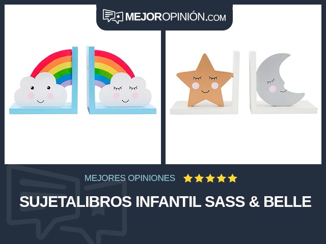 Sujetalibros Infantil Sass & Belle