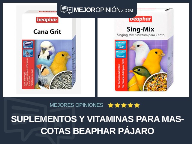 Suplementos y vitaminas para mascotas Beaphar Pájaro