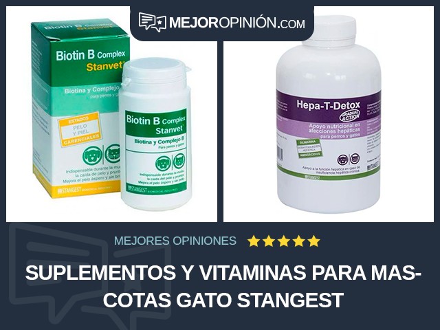 Suplementos y vitaminas para mascotas Gato Stangest