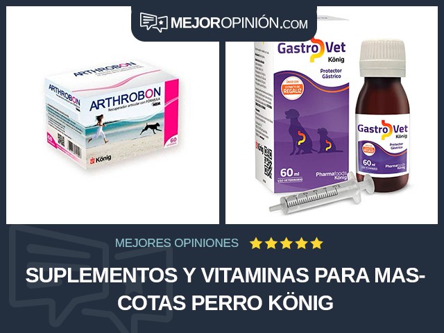 Suplementos y vitaminas para mascotas Perro König