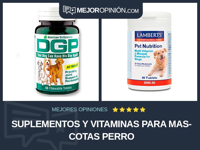 Suplementos y vitaminas para mascotas Perro