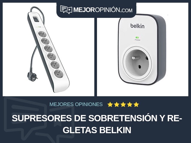 Supresores de sobretensión y regletas Belkin