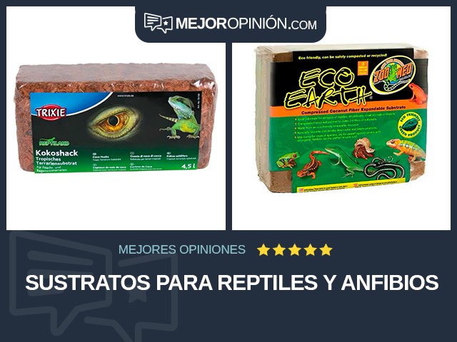 Sustratos para reptiles y anfibios