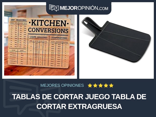 Tablas de cortar Juego Tabla de cortar extragruesa