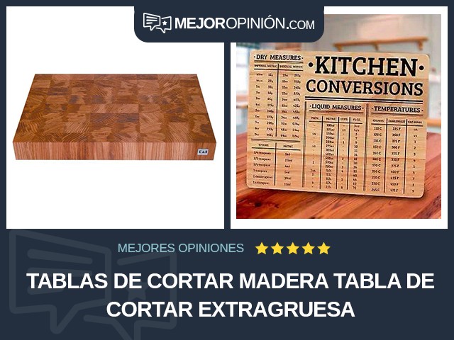 Tablas de cortar Madera Tabla de cortar extragruesa