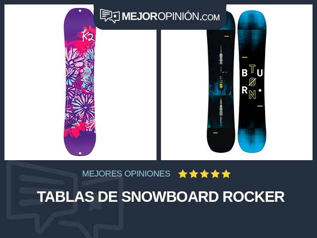 Tablas de snowboard Rocker