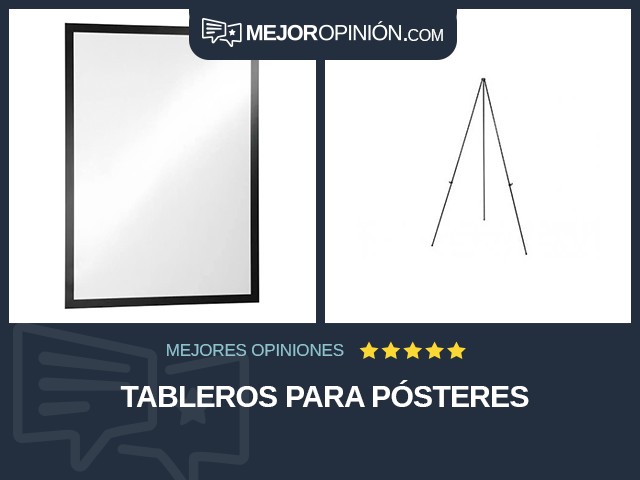 Tableros para pósteres