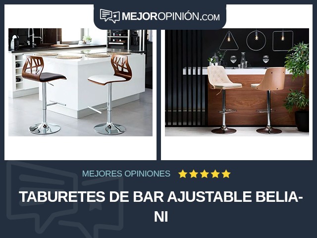 Taburetes de bar Ajustable Beliani