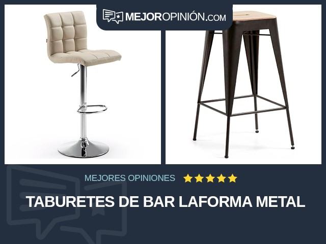 Taburetes de bar LaForma Metal