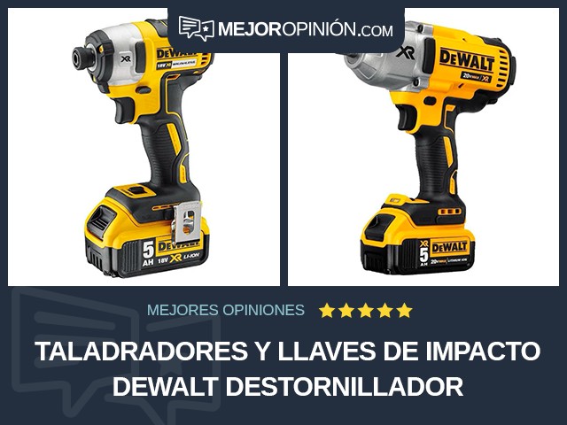 Taladradores y llaves de impacto DEWALT Destornillador