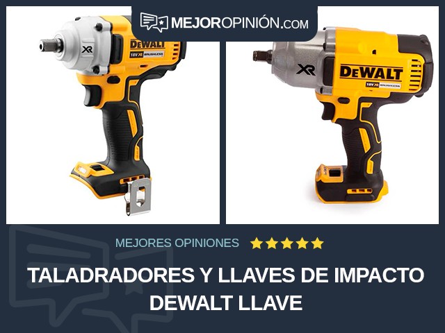 Taladradores y llaves de impacto DEWALT Llave