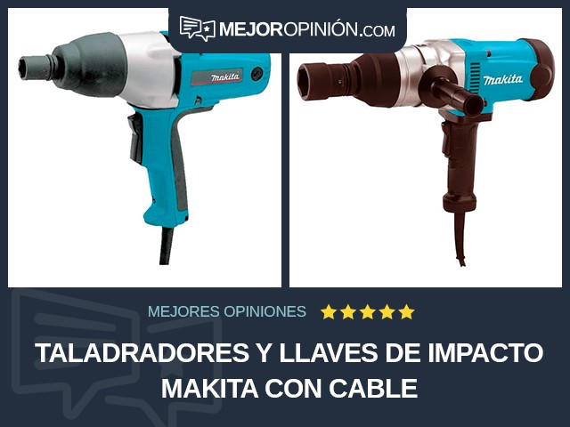 Taladradores y llaves de impacto Makita Con cable