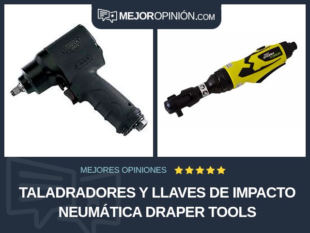 Taladradores y llaves de impacto Neumática Draper Tools