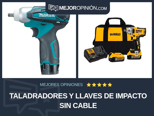 Taladradores y llaves de impacto Sin cable