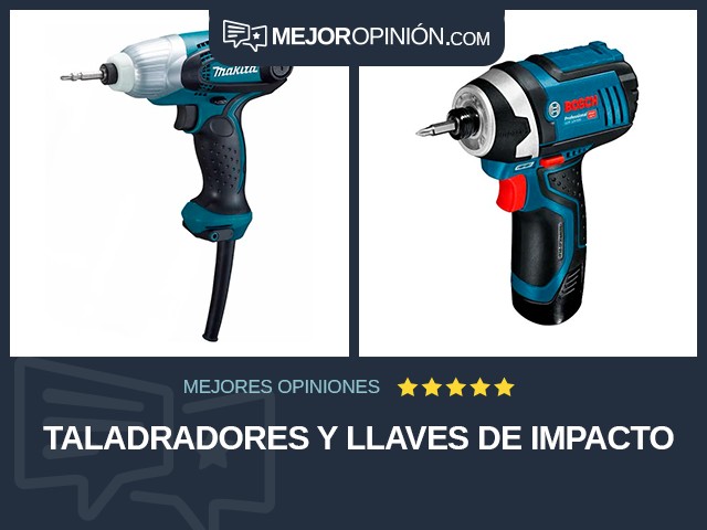 Taladradores y llaves de impacto