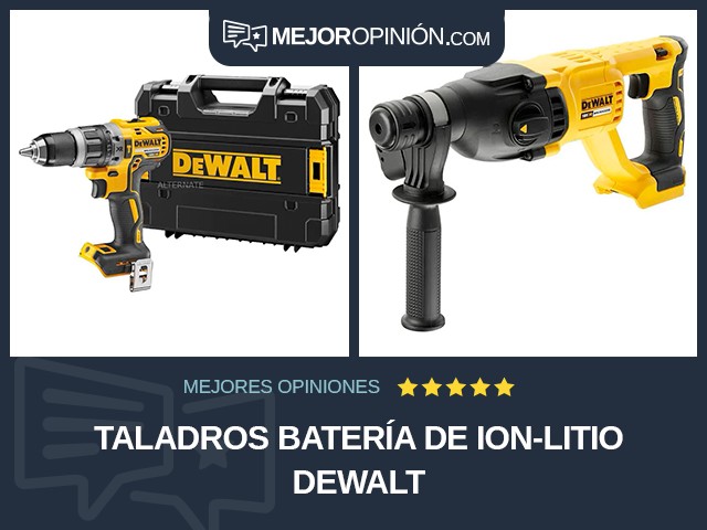 Taladros Batería de ion-litio DEWALT