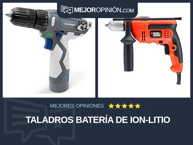 Taladros Batería de ion-litio