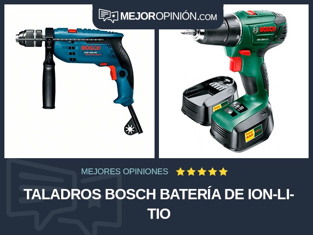 Taladros Bosch Batería de ion-litio