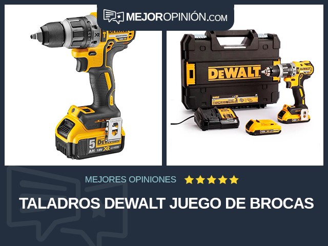 Taladros DEWALT Juego de brocas