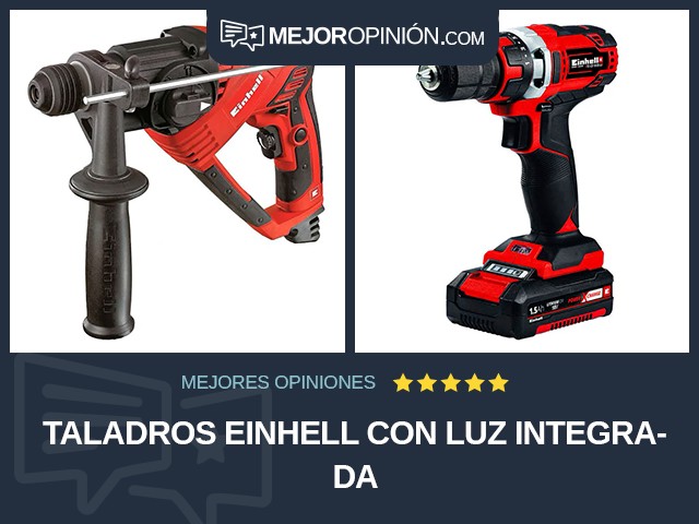 Taladros Einhell Con luz integrada