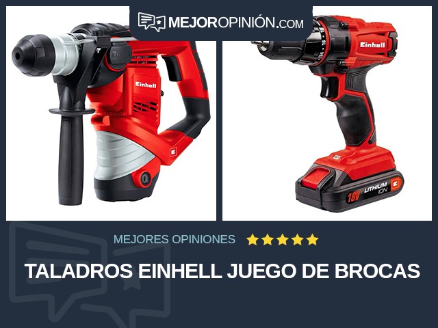 Taladros Einhell Juego de brocas