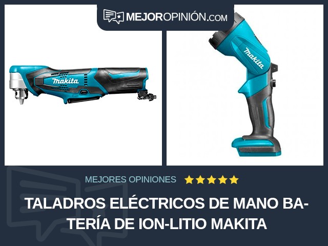 Taladros eléctricos de mano Batería de ion-litio Makita