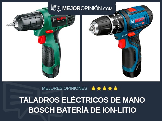 Taladros eléctricos de mano Bosch Batería de ion-litio