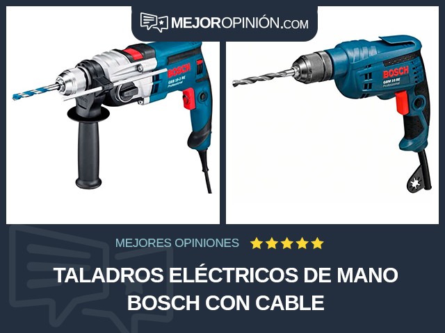 Taladros eléctricos de mano Bosch Con cable