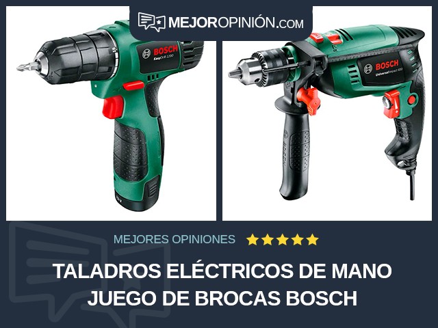 Taladros eléctricos de mano Juego de brocas Bosch