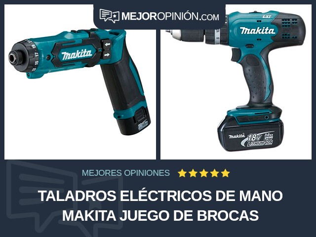 Taladros eléctricos de mano Makita Juego de brocas