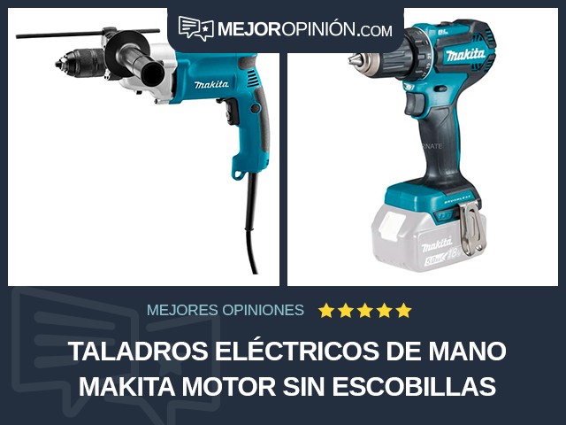 Taladros eléctricos de mano Makita Motor sin escobillas