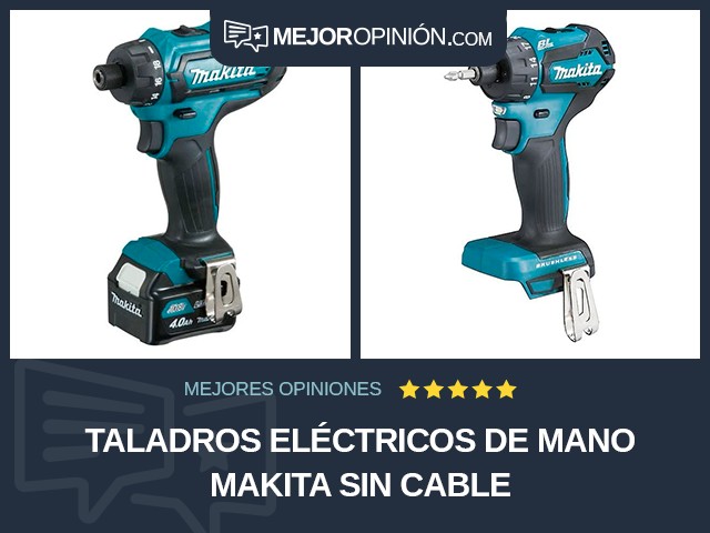 Taladros eléctricos de mano Makita Sin cable