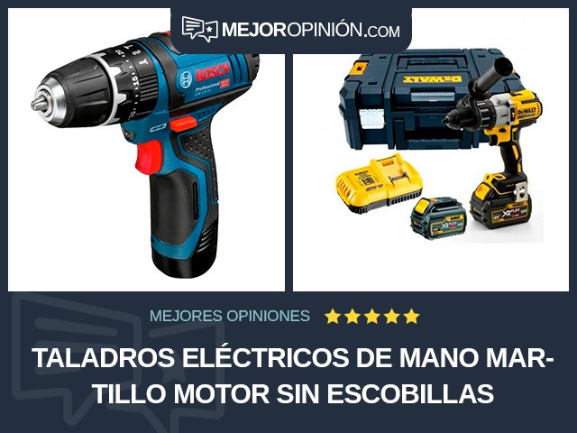 Taladros eléctricos de mano Martillo Motor sin escobillas