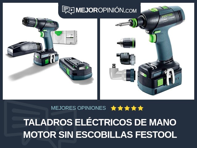 Taladros eléctricos de mano Motor sin escobillas Festool